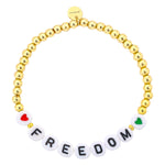 THE ❤️FREEDOM❤️ BEADED BRACELET