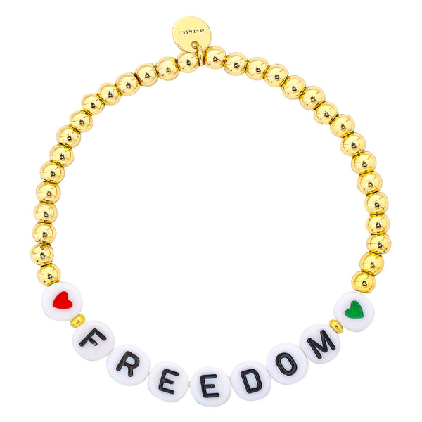 THE ❤️FREEDOM❤️ BEADED BRACELET